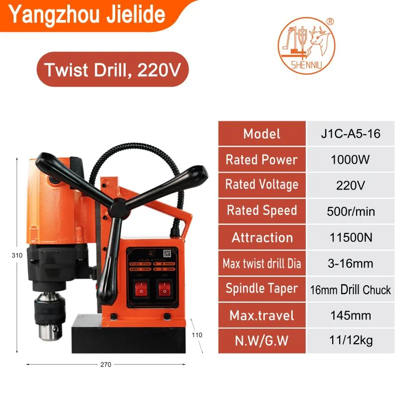 Versatile Magnetic Drills with Adjustable Speed for Various Applications
