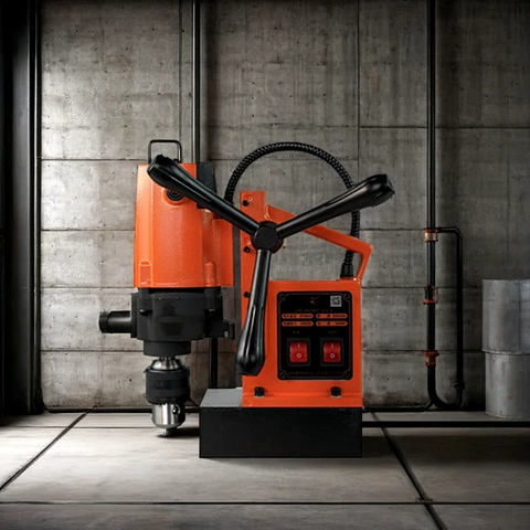 Efficient Magnetic Drill with 145mm Max Travel and Color Variety