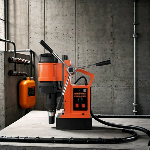 High-Power 1650W Magnetic Seat Drill with 28mm Hole Capacity