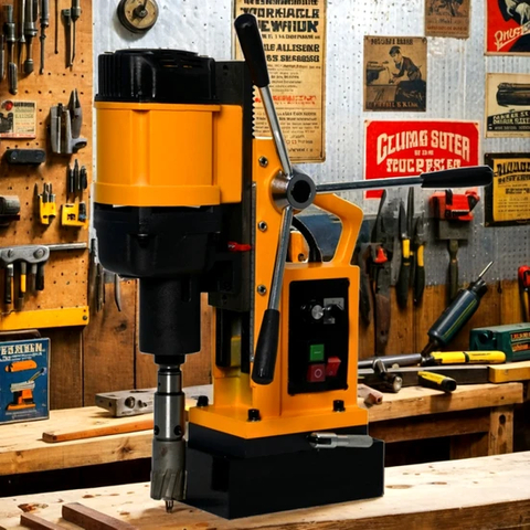 Versatile Electric Twist Drill with Magnetic Base for Professionals 220V