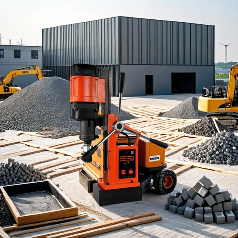 Factory Price 28 mm 110V Magnetic Base Drill Machine for Steel Rail Drilling