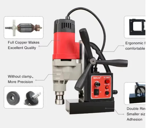 Powerful Cordless Brushless Magnetic Drill for Heavy-Duty Applications