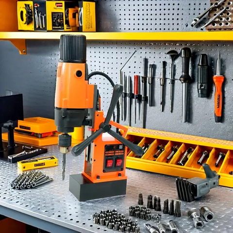 Marveille Magnetic Seat Core Drill Factory High-Quality and Strict Process Requirements Double Trail Magnetic Base Core Drill