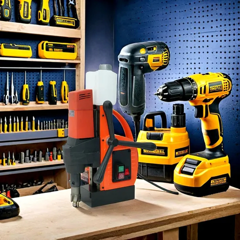 Powerful Multifunctional Magnetic Seat Drill for Precision Tasks