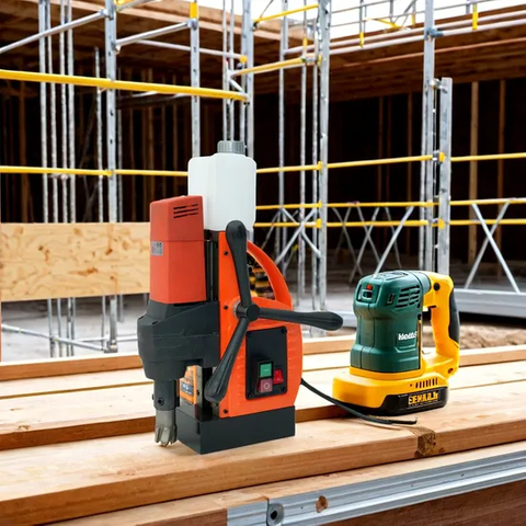 Compact Magnetic Seat Drill for Easy Handling and Storage