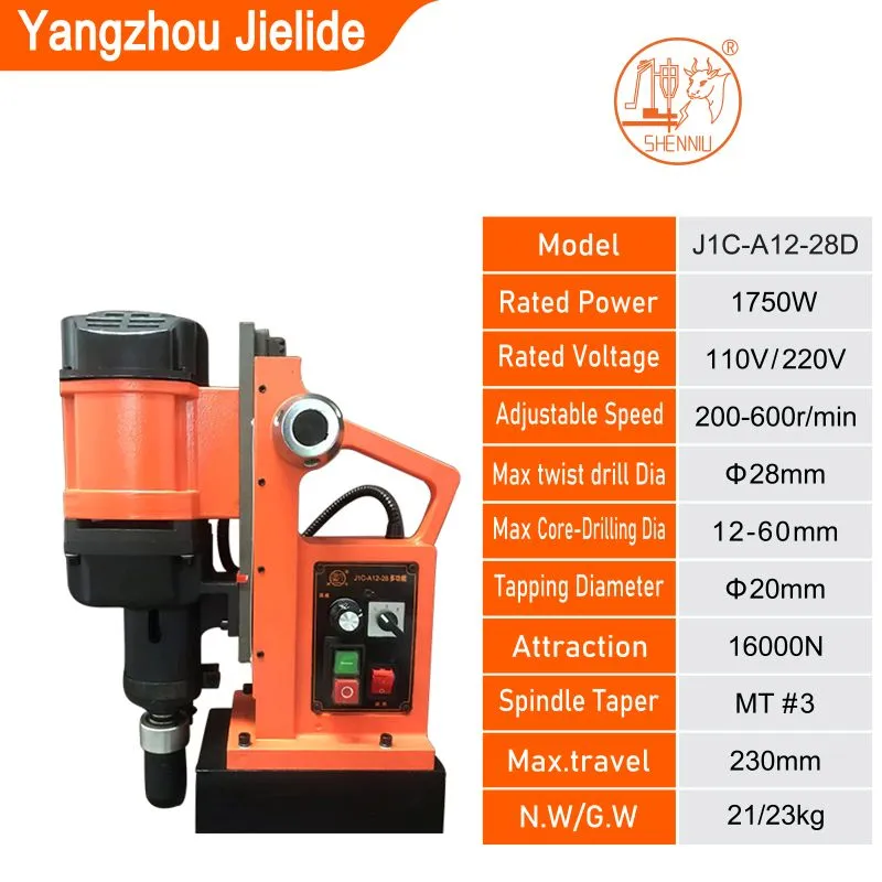 Heavy-Duty 220V Magnetic Core Drill for Precision Drilling