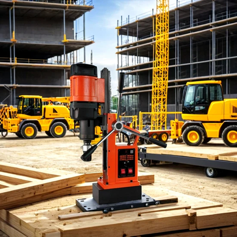 Magnetic Drill with Twist Drill, Core-Drill, Base for Sale 240V