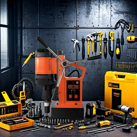 Portable 50mm Core Drill Machine with Magnetic Base 240V