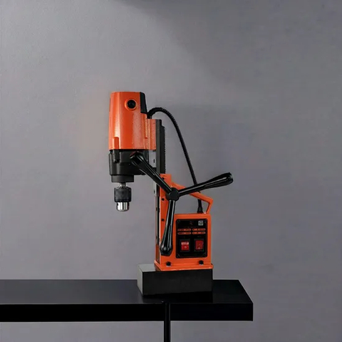 Small Portable Drilling Machine Industrial Class Electromagnetic Seat Drilling Speed Regulation High-Power Drilling Machine