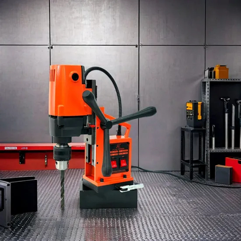 Electric Magnetic Drill Press 220V with Annular Cutter for Metalworking