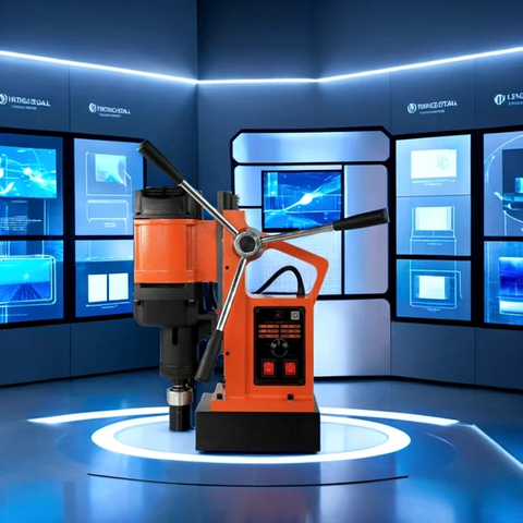 Powerful Magnetic Drill with Twist and Core Drill Base 240V