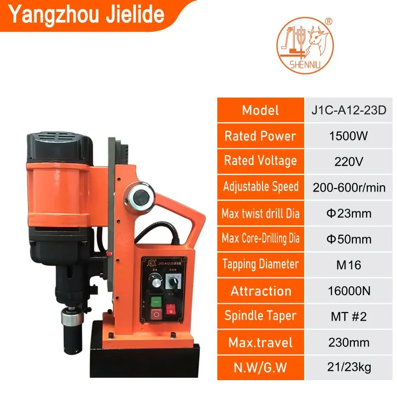 Industrial-Grade Magnetic Drill Machine for Accurate Metal Fabrication