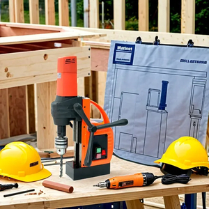 High-Power Portable Electromagnetic Drilling Machine with Speed Control