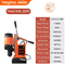 High-Power 1750W Magnetic Drill with 23mm Bit for Versatile Applications